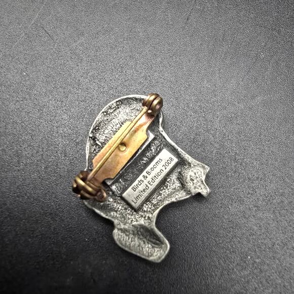 Wicker Chair Garden Brooch 2008 Birds and Bloom Pin Petite - Picture 4 of 4